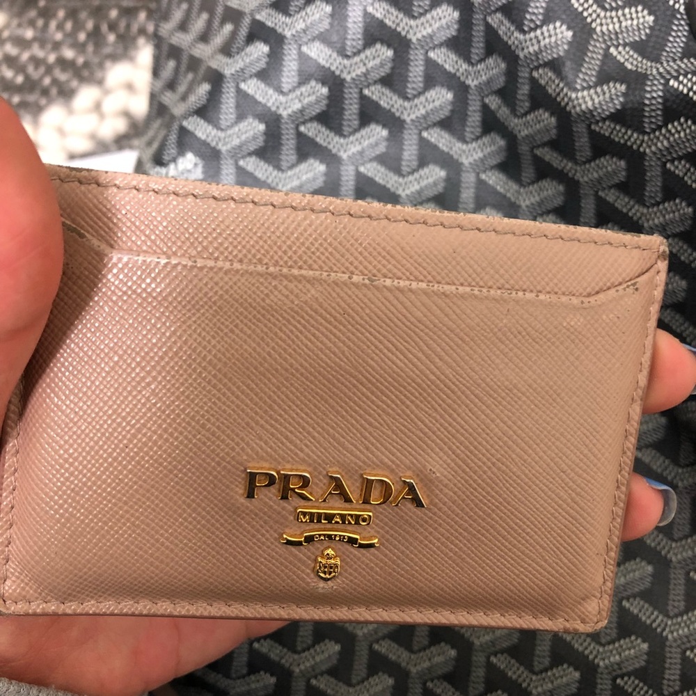 Prada Pink Card Wallet
